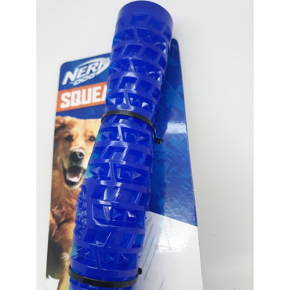 Nerf Dog Squeak Stick Dog Toy Fetch Chew Blue - Picture 3 of 7